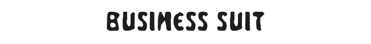 Business Suit Font Preview