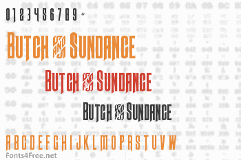 Butch & Sundance Font