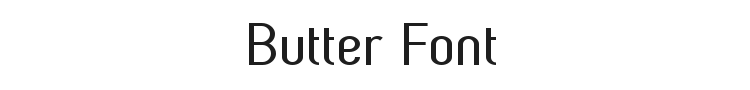 Butter Font