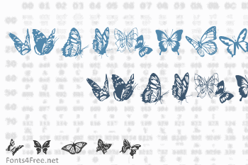 Butterflies Font