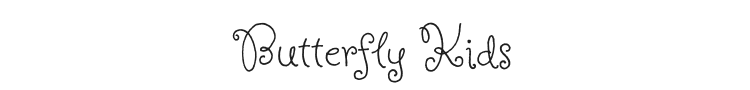 Butterfly Kids Font Preview