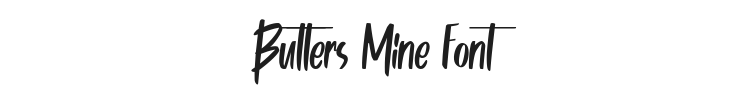 Butters Mine Font