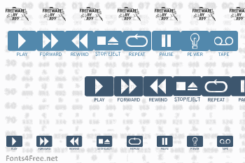 Buttons and Switches Font