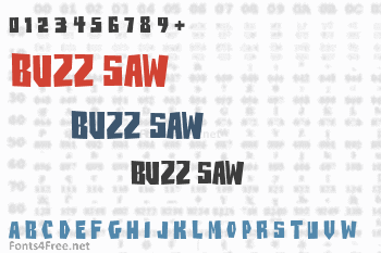 Buzz Saw Font