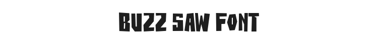 Buzz Saw Font