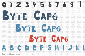 Byte Caps Font