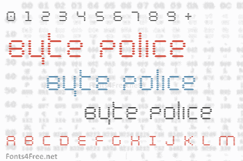 Byte Police Font