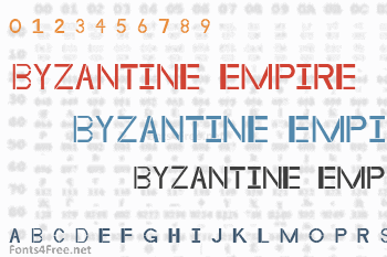 Byzantine Empire Font