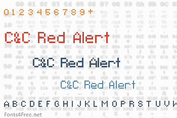 C&C Red Alert Font