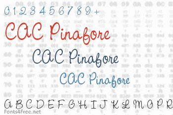 CAC Pinafore Font