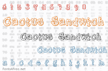Cactus Sandwich Font