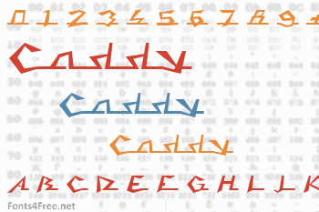 Caddy Font