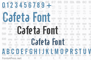 Cafeta Font