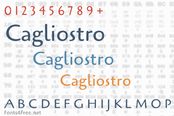 Cagliostro Font