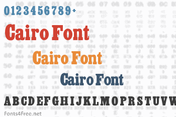 Cairo Font