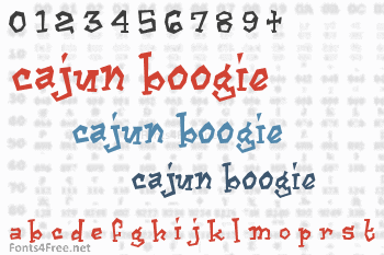 Cajun Boogie Font