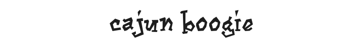 Cajun Boogie Font