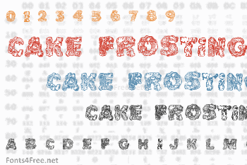 Cake Frosting Font