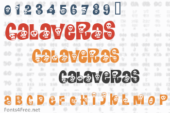 Calaveras Font