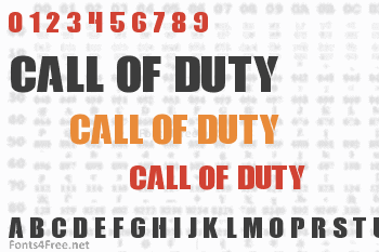 Call of Duty Font