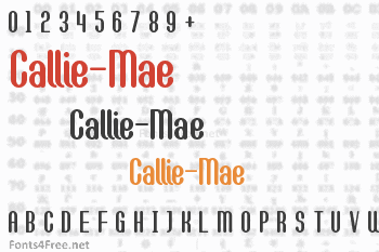 Callie-Mae Font