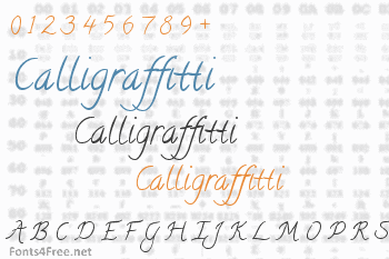 Calligraffitti Font