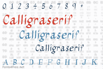 Calligraserif Font