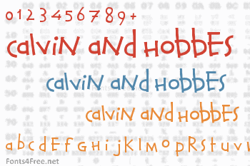 Calvin and Hobbes Font