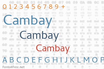 Cambay Font