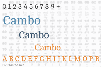 Cambo Font