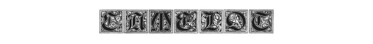 Camelot Initials Font Preview