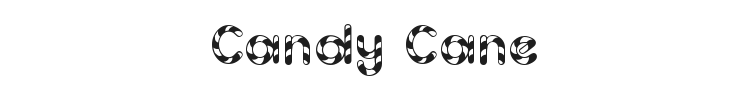 Candy Cane Font Preview