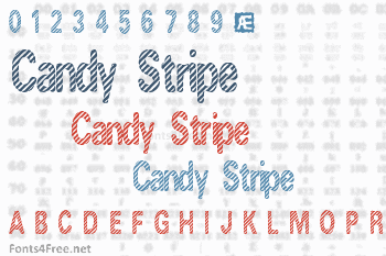 Candy Stripe Font