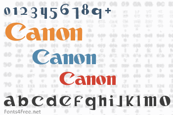 Canon Font