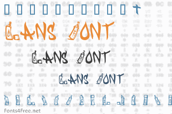 Cans Font