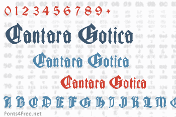 Cantara Gotica Font