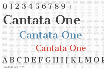 Cantata One Font