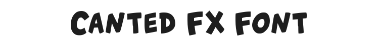 Canted FX Font