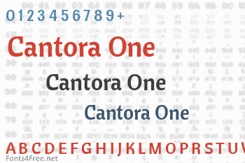 Cantora One Font