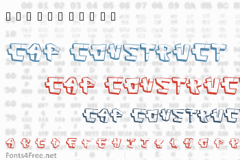 Cap Construct Font