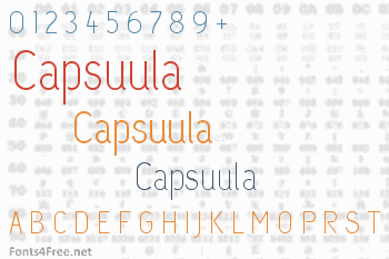 Capsuula Font