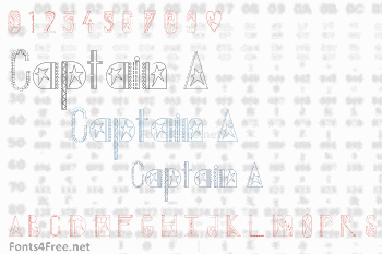 Captain A Font