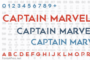 Captain Marvel Font