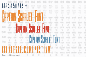 Captain Scarlet Font