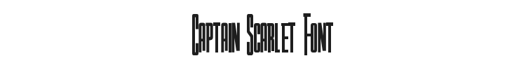 Captain Scarlet Font