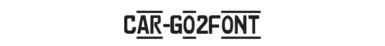 Car-Go 2 Font Preview