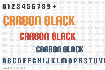 Carbon Black Font