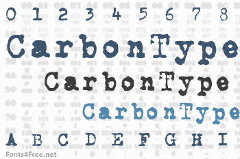 CarbonType Font