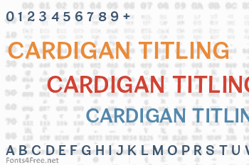 Cardigan Titling Font