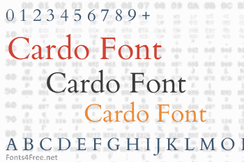 Cardo Font